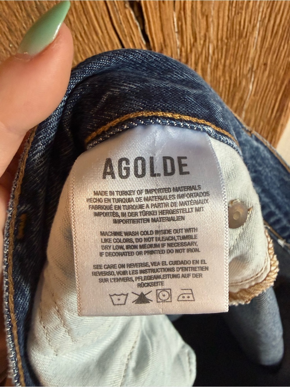 Agolde Ren High-Rise Wide-Leg Jeans Sz 29 - Picture 8 of 10